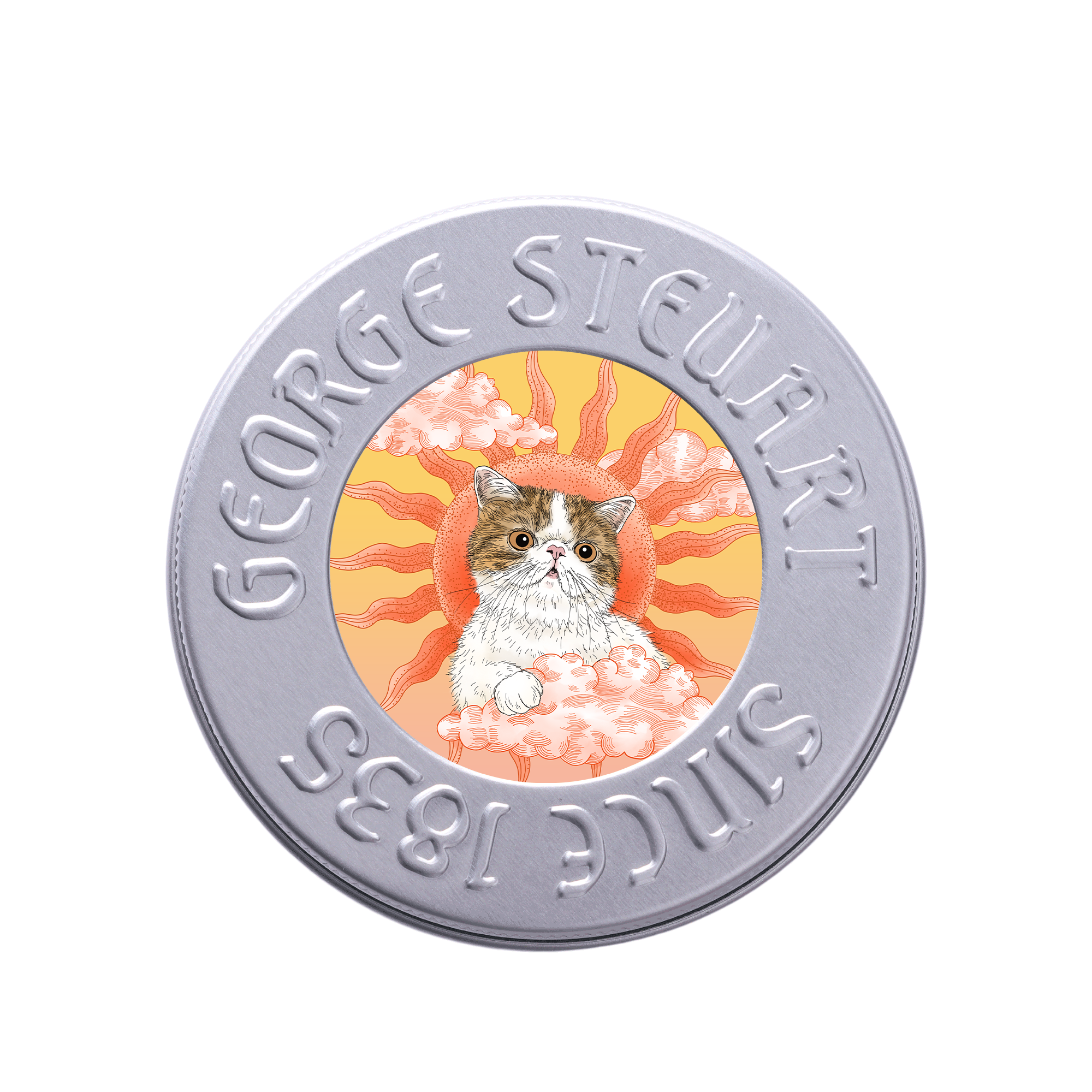 【紅茶・猫缶】ﾘｰﾌ缶5個セット （ミックスフルーツ or ｲﾝｸﾞﾘｯｼｭﾌﾞﾚｯｸﾌｧｽﾄ）